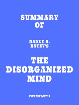 cover image of Summary of Nancy A. Ratey's the Disorganized Mind
